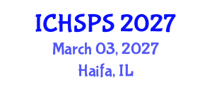 International Conference on Humanities, Social and Political Sciences (ICHSPS) March 03, 2027 - Haifa, Israel International Conference on Humanities, Social and Political Sciences (ICHSPS) March 03, 2027 - Haifa, Israel