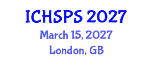 International Conference on Humanities, Social and Political Sciences (ICHSPS) March 15, 2027 - London, United Kingdom International Conference on Humanities, Social and Political Sciences (ICHSPS) March 15, 2027 - London, United Kingdom