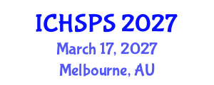 International Conference on Humanities, Social and Political Sciences (ICHSPS) March 17, 2027 - Melbourne, Australia International Conference on Humanities, Social and Political Sciences (ICHSPS) March 17, 2027 - Melbourne, Australia