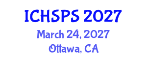 International Conference on Humanities, Social and Political Sciences (ICHSPS) March 24, 2027 - Ottawa, Canada International Conference on Humanities, Social and Political Sciences (ICHSPS) March 24, 2027 - Ottawa, Canada