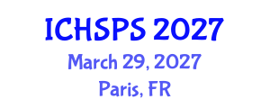 International Conference on Humanities, Social and Political Sciences (ICHSPS) March 29, 2027 - Paris, France International Conference on Humanities, Social and Political Sciences (ICHSPS) March 29, 2027 - Paris, France