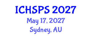 International Conference on Humanities, Social and Political Sciences (ICHSPS) May 17, 2027 - Sydney, Australia International Conference on Humanities, Social and Political Sciences (ICHSPS) May 17, 2027 - Sydney, Australia