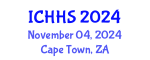 International Conference on Humanity, History and Society (ICHHS) November 04, 2024 - Cape Town, South Africa