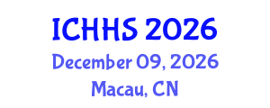 International Conference on Humanity, History and Society (ICHHS) December 09, 2026 - Macau, China International Conference on Humanity, History and Society (ICHHS) December 09, 2026 - Macau, China