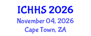 International Conference on Humanity, History and Society (ICHHS) November 04, 2026 - Cape Town, South Africa