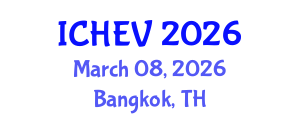 International Conference on Hybrid and Electric Vehicles (ICHEV) March 08, 2026 - Bangkok, Thailand