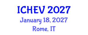 International Conference on Hybrid and Electric Vehicles (ICHEV) January 18, 2027 - Rome, Italy International Conference on Hybrid and Electric Vehicles (ICHEV) January 18, 2027 - Rome, Italy