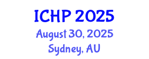 International Conference on Hydraulics and Pneumatics (ICHP) August 30, 2025 - Sydney, Australia
