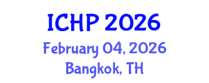 International Conference on Hydraulics and Pneumatics (ICHP) February 04, 2026 - Bangkok, Thailand