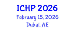 International Conference on Hydraulics and Pneumatics (ICHP) February 15, 2026 - Dubai, United Arab Emirates