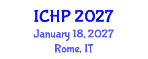 International Conference on Hydraulics and Pneumatics (ICHP) January 18, 2027 - Rome, Italy International Conference on Hydraulics and Pneumatics (ICHP) January 18, 2027 - Rome, Italy