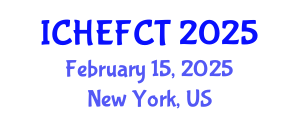 International Conference on Hydrogen Energy and Fuel Cell Technology (ICHEFCT) February 15, 2025 - New York, United States