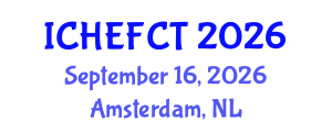 International Conference on Hydrogen Energy and Fuel Cell Technology (ICHEFCT) September 16, 2026 - Amsterdam, Netherlands