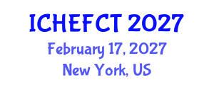International Conference on Hydrogen Energy and Fuel Cell Technology (ICHEFCT) February 17, 2027 - New York, United States International Conference on Hydrogen Energy and Fuel Cell Technology (ICHEFCT) February 17, 2027 - New York, United States