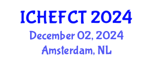 International Conference on Hydrogen Energy and Fuel Cells Technology (ICHEFCT) December 02, 2024 - Amsterdam, Netherlands