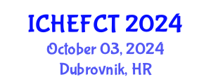 International Conference on Hydrogen Energy and Fuel Cells Technology (ICHEFCT) October 03, 2024 - Dubrovnik, Croatia