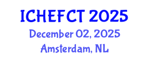 International Conference on Hydrogen Energy and Fuel Cells Technology (ICHEFCT) December 02, 2025 - Amsterdam, Netherlands