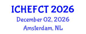 International Conference on Hydrogen Energy and Fuel Cells Technology (ICHEFCT) December 02, 2026 - Amsterdam, Netherlands