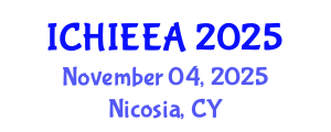 International Conference on Hydrogen Infrastructures for Energy Engineering Applications (ICHIEEA) November 04, 2025 - Nicosia, Cyprus