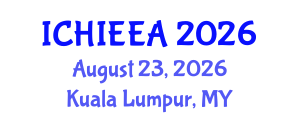 International Conference on Hydrogen Infrastructures for Energy Engineering Applications (ICHIEEA) August 23, 2026 - Kuala Lumpur, Malaysia