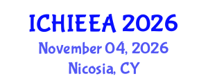 International Conference on Hydrogen Infrastructures for Energy Engineering Applications (ICHIEEA) November 04, 2026 - Nicosia, Cyprus