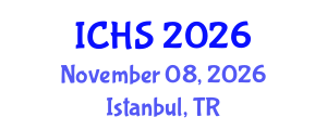 International Conference on Hydrogen Safety (ICHS) November 08, 2026 - Istanbul, Turkey