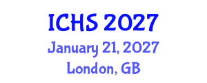International Conference on Hydrogen Safety (ICHS) January 21, 2027 - London, United Kingdom International Conference on Hydrogen Safety (ICHS) January 21, 2027 - London, United Kingdom