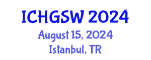 International Conference on Hydrogeology, Groundwater and Surface Water (ICHGSW) August 15, 2024 - Istanbul, Turkey