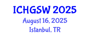International Conference on Hydrogeology, Groundwater and Surface Water (ICHGSW) August 16, 2025 - Istanbul, Turkey