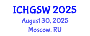 International Conference on Hydrogeology, Groundwater and Surface Water (ICHGSW) August 30, 2025 - Moscow, Russia