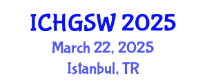 International Conference on Hydrogeology, Groundwater and Surface Water (ICHGSW) March 22, 2025 - Istanbul, Turkey