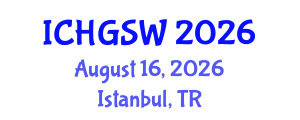 International Conference on Hydrogeology, Groundwater and Surface Water (ICHGSW) August 16, 2026 - Istanbul, Turkey