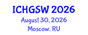 International Conference on Hydrogeology, Groundwater and Surface Water (ICHGSW) August 30, 2026 - Moscow, Russia