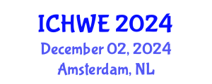 International Conference on Hydroinformatics and Water Engineering (ICHWE) December 02, 2024 - Amsterdam, Netherlands