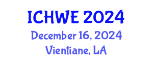International Conference on Hydroinformatics and Water Engineering (ICHWE) December 16, 2024 - Vientiane, Laos