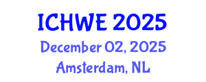 International Conference on Hydroinformatics and Water Engineering (ICHWE) December 02, 2025 - Amsterdam, Netherlands