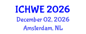 International Conference on Hydroinformatics and Water Engineering (ICHWE) December 02, 2026 - Amsterdam, Netherlands International Conference on Hydroinformatics and Water Engineering (ICHWE) December 02, 2026 - Amsterdam, Netherlands