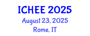 International Conference on Hydrology, Ecology and Environment (ICHEE) August 23, 2025 - Rome, Italy
