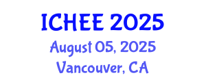 International Conference on Hydrology, Ecology and Environment (ICHEE) August 05, 2025 - Vancouver, Canada