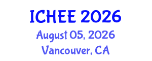 International Conference on Hydrology, Ecology and Environment (ICHEE) August 05, 2026 - Vancouver, Canada