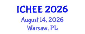 International Conference on Hydrology, Ecology and Environment (ICHEE) August 14, 2026 - Warsaw, Poland International Conference on Hydrology, Ecology and Environment (ICHEE) August 14, 2026 - Warsaw, Poland