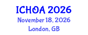 International Conference on Hydrology, Ocean and Atmosphere (ICHOA) November 18, 2026 - London, United Kingdom