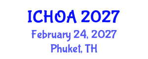 International Conference on Hydrology, Ocean and Atmosphere (ICHOA) February 24, 2027 - Phuket, Thailand International Conference on Hydrology, Ocean and Atmosphere (ICHOA) February 24, 2027 - Phuket, Thailand