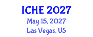 International Conference on Hydrometallurgy and Electrochemistry (ICHE) May 15, 2027 - Las Vegas, United States International Conference on Hydrometallurgy and Electrochemistry (ICHE) May 15, 2027 - Las Vegas, United States