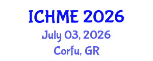 International Conference on Hydrometallurgy and Metals Extractions (ICHME) July 03, 2026 - Corfu, Greece International Conference on Hydrometallurgy and Metals Extractions (ICHME) July 03, 2026 - Corfu, Greece