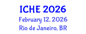 International Conference on Hydroscience and Engineering (ICHE) February 12, 2026 - Rio de Janeiro, Brazil International Conference on Hydroscience and Engineering (ICHE) February 12, 2026 - Rio de Janeiro, Brazil
