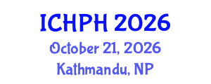 International Conference on Hygiene and Public Health (ICHPH) October 21, 2026 - Kathmandu, Nepal International Conference on Hygiene and Public Health (ICHPH) October 21, 2026 - Kathmandu, Nepal