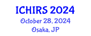 International Conference on Hyperspectral Imaging and Remote Sensing (ICHIRS) October 28, 2024 - Osaka, Japan