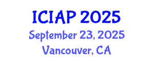 International Conference on Image Analysis and Processing (ICIAP) September 23, 2025 - Vancouver, Canada