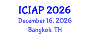International Conference on Image Analysis and Processing (ICIAP) December 16, 2026 - Bangkok, Thailand International Conference on Image Analysis and Processing (ICIAP) December 16, 2026 - Bangkok, Thailand